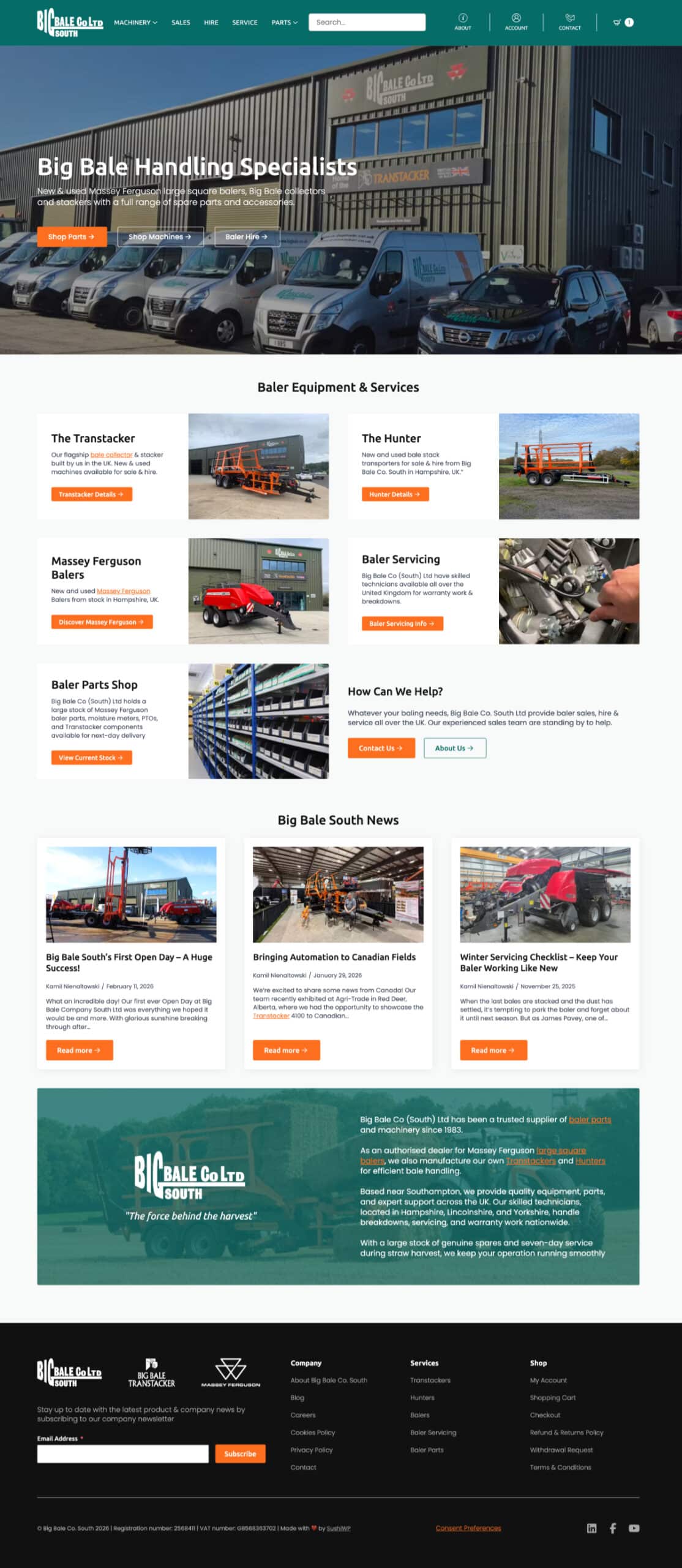 Big Bale Co. (South) Ltd website